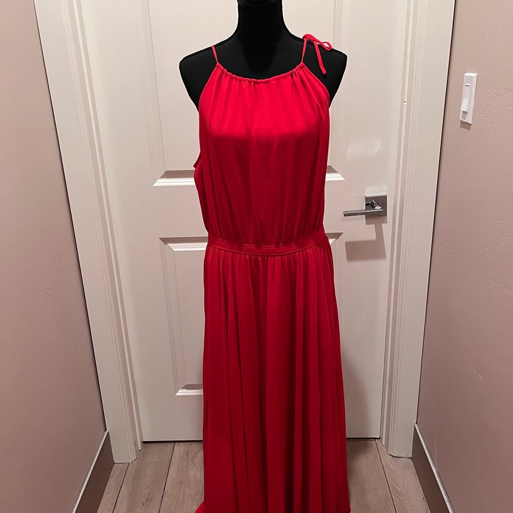 Polo by Ralph Lauren Scarlet Maxi Dress